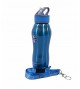 Garrafa Inox  com bico 650ml  com cordao - Gremio - Produto Oficial Licenciado 